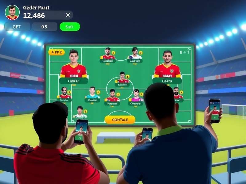 Dream Team Soccer team management interface
